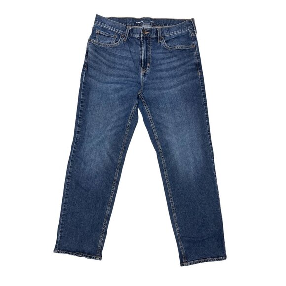 Old Navy Mens Loose Jeans 34x32 Dark Wash Blue Denim Pants - Picture 1 of 7